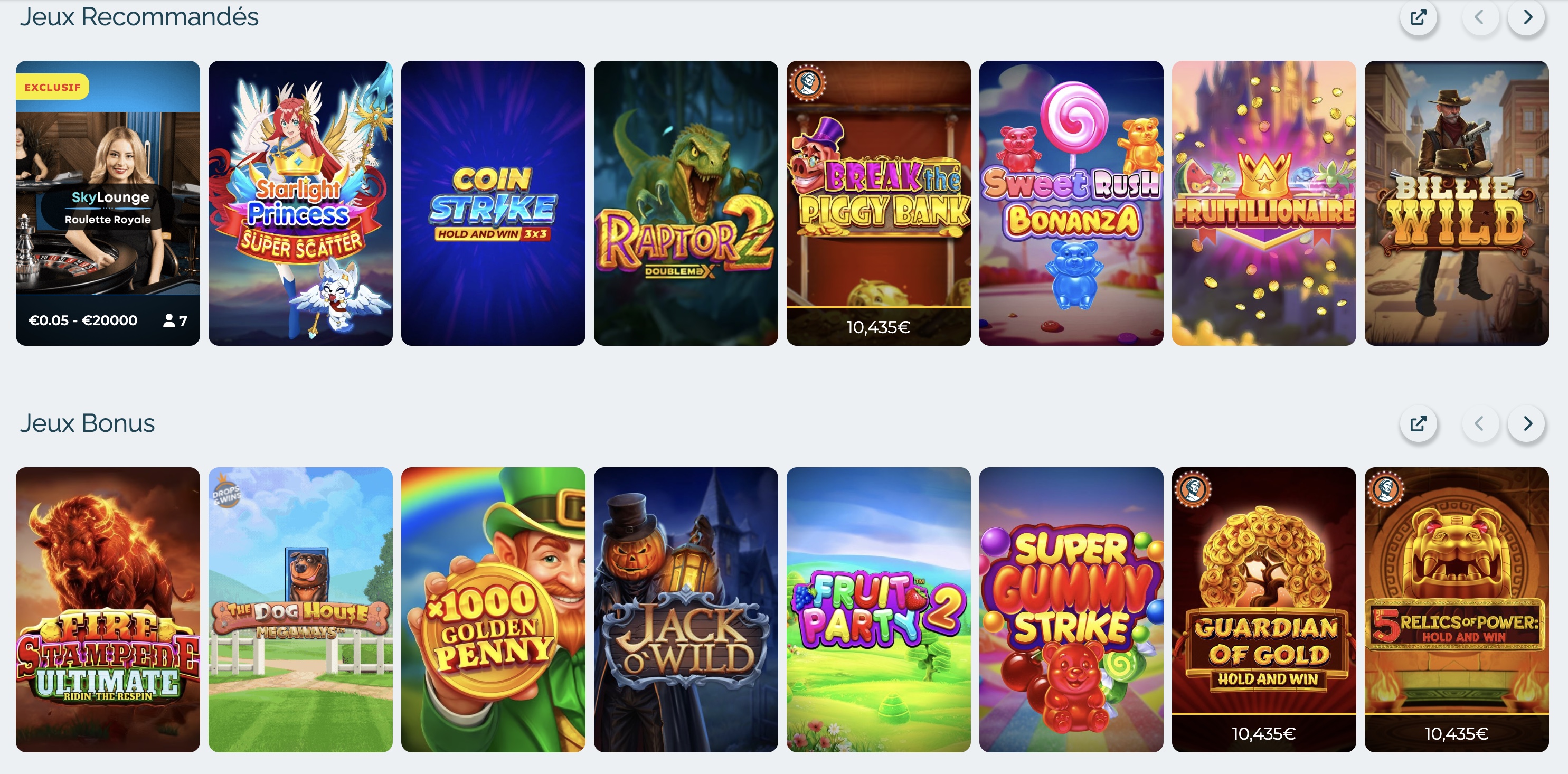 alexander casino jeux